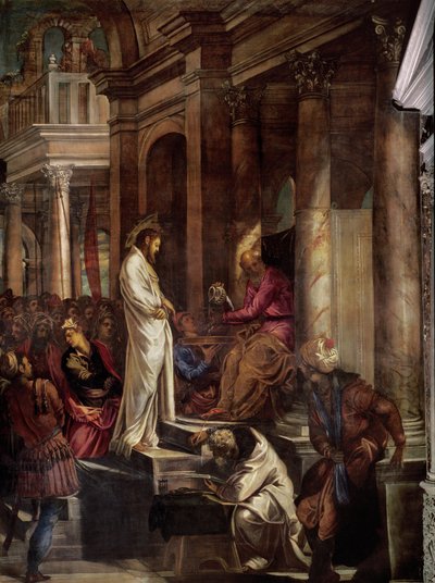 Christ before Pilate, c.1566-67 by Jacopo Robusti Tintoretto